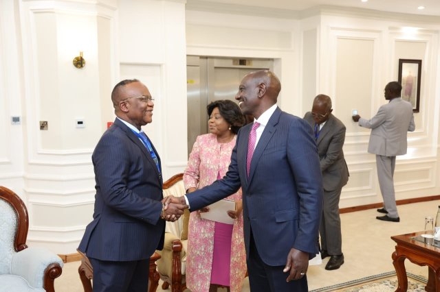 VICE-PRESIDENT OF THE REPUBLIC DISCUSSES BILATERAL COOPERATION WITH PRESIDENT OF THE REPUBLIC OF KENYA 